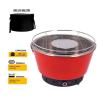 Buy cheap 35X24.5CM Portable Outdoor Red Metal Steel Charcoal BBQ Grill With Adjustable Ventilation from wholesalers