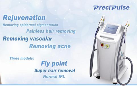 Intense Pulsed Light IPL Beauty Machine , Female SHR Super Hair Removal