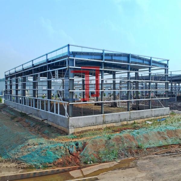 Buy cheap Industrial Light Steel Structure Workshop , Prefabricated Metal Buildings Workshop from wholesalers