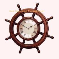Buy cheap sterring wheel clocks for ship, wheel helm clocks for boat product