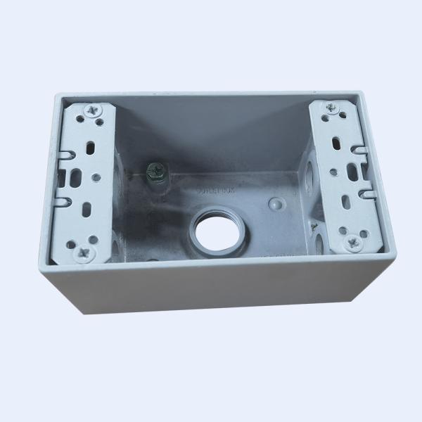 Buy cheap Aluminum Die Casting Waterproof Conduit Box Pvc Coated Grey Color 5 7 Holes from wholesalers
