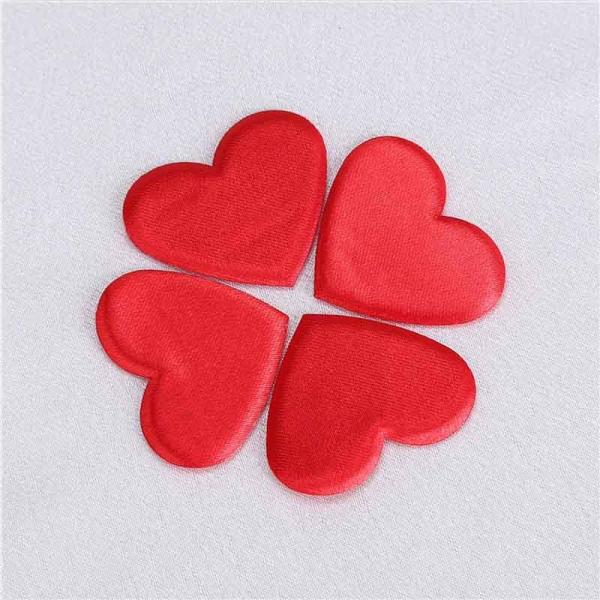Buy cheap Heart Applique Crafts Flat Padded For Valentines Day Gift Decoration from wholesalers