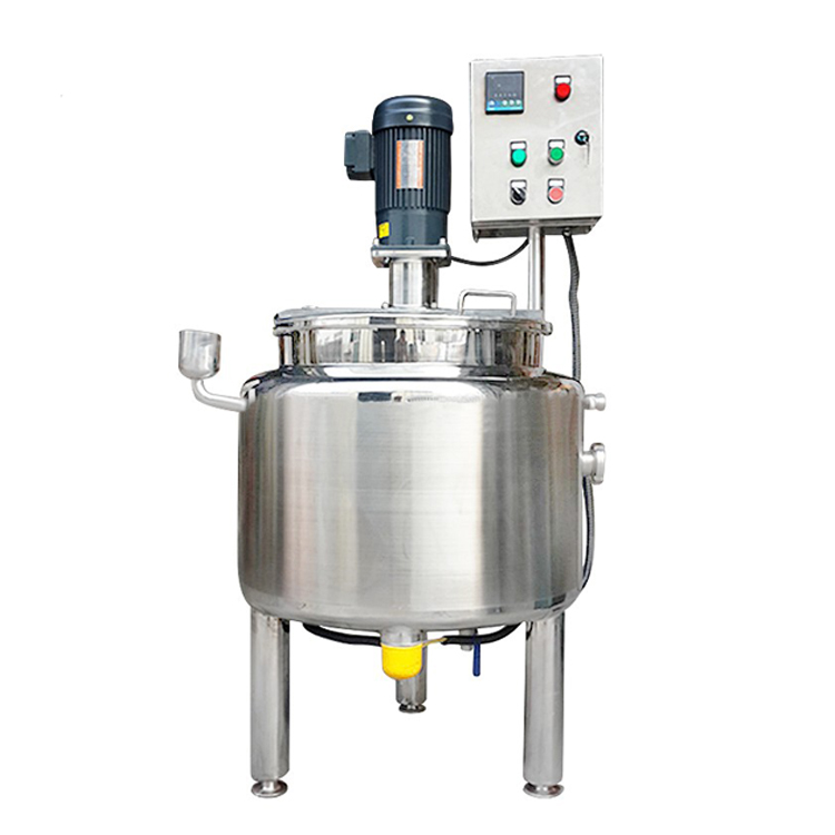100L 200L 500L 1000L Stainless Steel Emulsifying Homogenizer Electric Steam Mixing Tank With Agitator