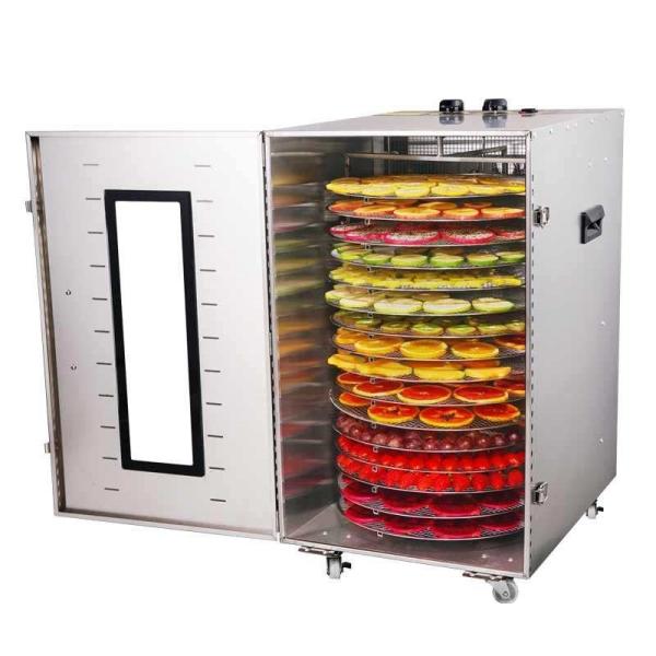 Buy cheap Stainless Steel 304 Rotary Industrial Fruit Dryer Machine 16 Trays for Kiwi from wholesalers