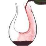 Buy cheap Mouthblown Lead Free Wine Decanter , Round Cone Modern Wine Decanter Easy To Clean from wholesalers
