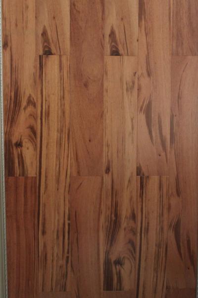 Buy cheap natural lacquered Prefinished Tigerwood Engineered wood flooring from wholesalers