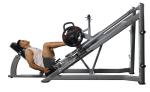 Commercial Gym Equipment Plate Loaded 45 Degree Leg Press Hack Squat Leg Press