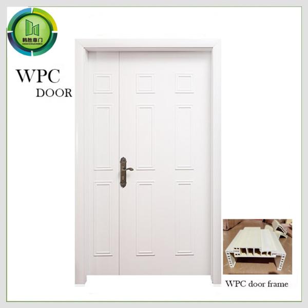 Buy cheap ODM WPC Soundproof Wooden Sliding Door , Unequal Sliding Bathroom Door from wholesalers