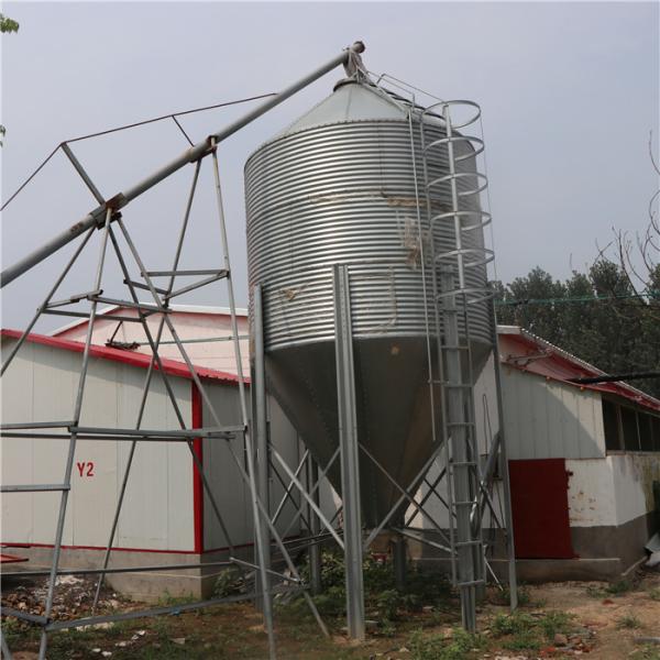 Buy cheap Corrosion Resistant Grain Storage Silo , Galvanized Plate Chicken Farm Machinery from wholesalers