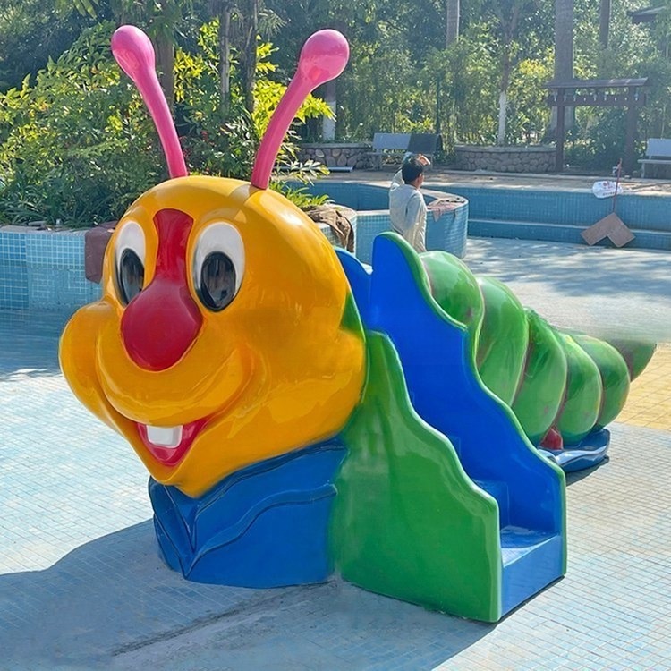 Funny Water Park Slide Fiberglass Children Slide