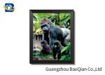 75LPI - 200LPI Plastic 3D Lenticular Pictures For Advertising / 3D Animals
