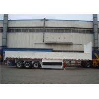 Buy cheap 40-100 Ton Steel Side Wall Semi Trailer Heavy Duty I Beam With LED Light product