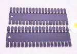 White 36 Colors Nail Art Tips Card Nail Display Board / False Nail Manicure