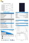 30V 60 Cells. 270W,275W,280W,285W Monocrystalline Module Solar Photovoltaic