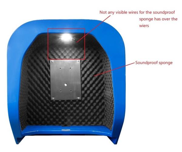 Buy cheap Colorful Dust Proof Acoustic Phone Booth With LED Light Fit Noisy Locations from wholesalers