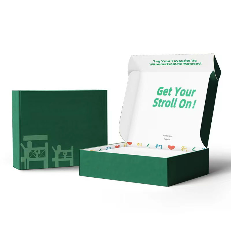 Custom CMYK Corrugated Cardboard Box for Large Apparel Shipping and Custom Packaging