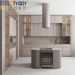 Vintage Modular Kitchen Cabinets With Solid Wood Material And Complete Set By
