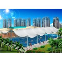 Buy cheap White 1050 Gram Tension Fabric Structures High Toughness Durable Custom Shape product