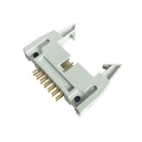 Buy cheap 14 Pin Shrouded Header Connector Gold Flash PBT Material Insulation Resistance product