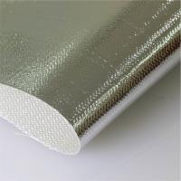 Buy cheap Aluminum Coated Glass Fiber Cloth Al3732 High Tensile Thickness 0.4mm product