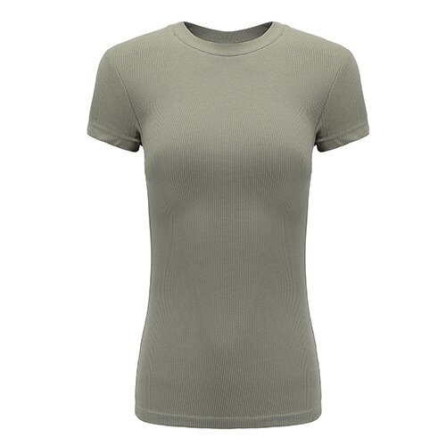 OEM maufactory T Bags Short Sleeve Big Breast Girl Sexy Repair Shirt European American Kardashian