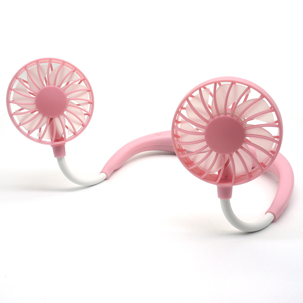 Rechargeable 5200mAh Portable Neck Fan Personal Hands Free 8.5hr