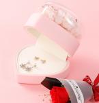 OEM Recycled 0.406kg Jewelry Gift Box Plastic 115×115×110mm