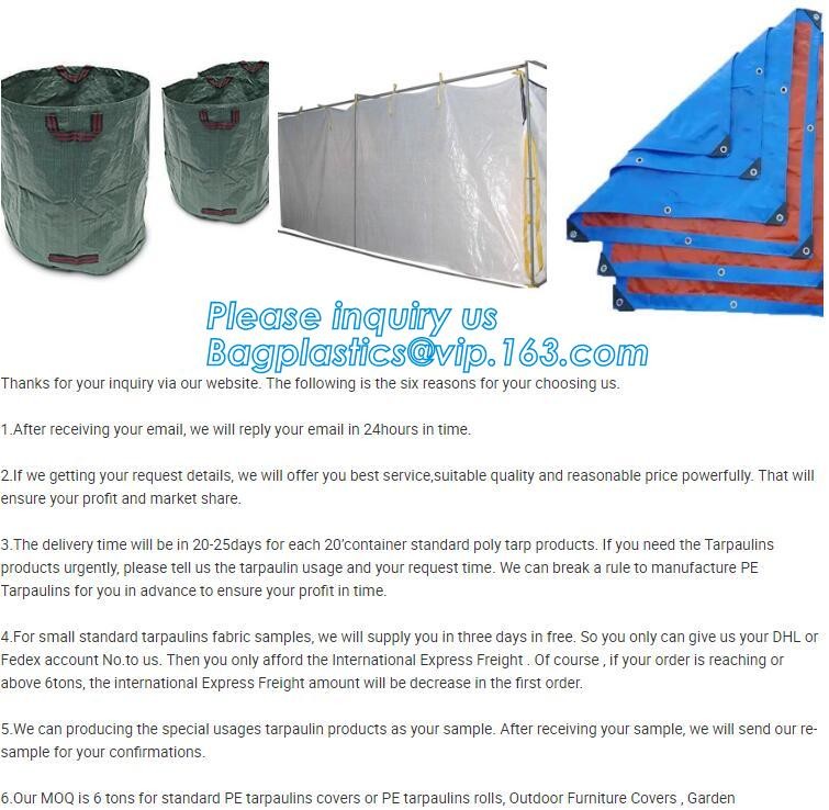 extra lagrge woven PE drawstring dumpster container liner for garbage truck,40 yard polyethylene woven drawstring dumpst