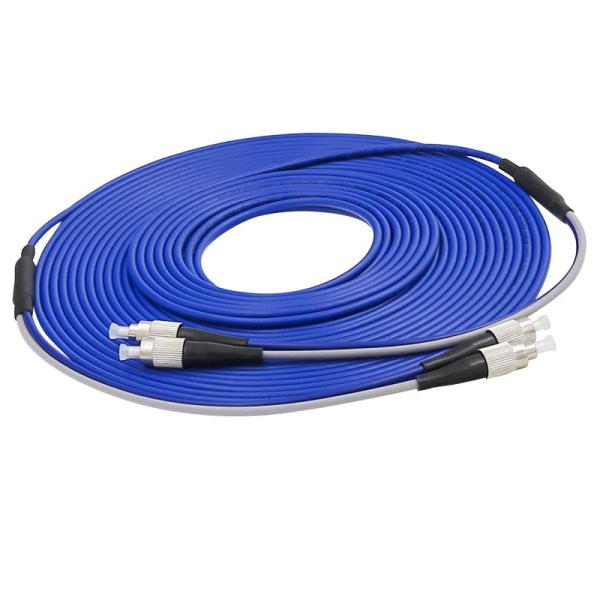 Buy cheap PVC 20m Armored Fiber Optic Patch Cable SC To LC-FC-ST 1310nm from wholesalers