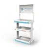 Buy cheap Countertop Cosmetic Display Stand Wooden Skin Care Display Stands Retail Makeup Display from wholesalers