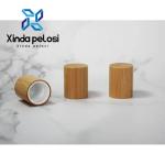 Wooden Cosmetic Bottle Caps Custom Packaging Eco Portable Recyclable Bamboo