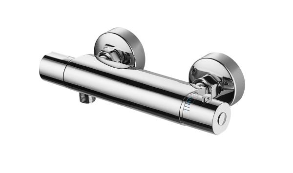 Buy cheap 271mm Thermostatic Bath Shower Mixer Taps Wall Mounted Constant Temperature from wholesalers