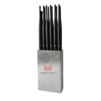 Buy cheap 12 Channels Cell Phone Signal Jammer 3G/4G/WiFi 2.4G/ 5.8G Cooling System product