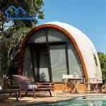PVDF Cover Resort Shell Glamping Tents Camping Tent Outdoor