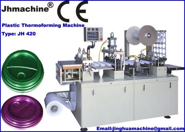 Buy cheap Hot sale Plastic Cup lid Thermorforming Machine high efficency for Jelly cup from wholesalers
