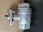 2PC ISO 5211 Cast Steel Ball Valve Easy Operated With Direct Mounting Pad