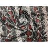 Buy cheap 0.35mm Four Way Stretch Fabric / Artificial Leather Fabric Snake Skin Design from wholesalers