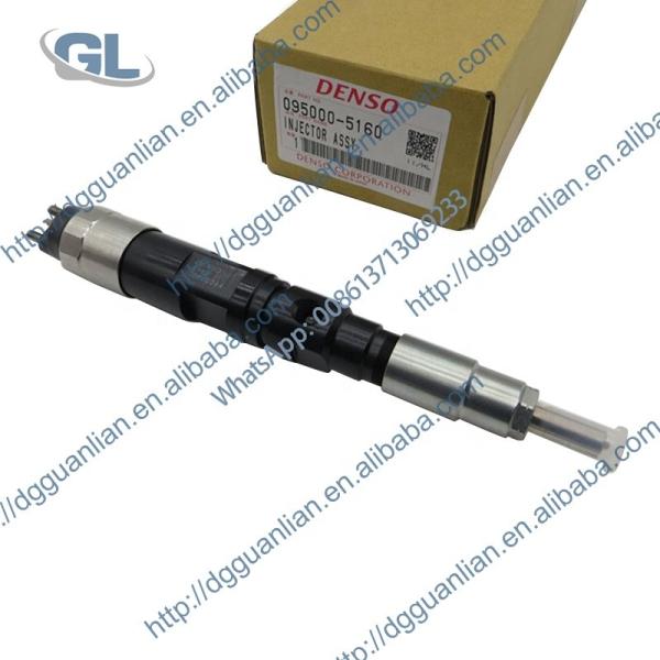 Buy cheap Genuine Diesel Common Rail Fuel Injector 095000-5160 For JOHN DEERE 6081T RE518725 from wholesalers