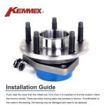 Kemmex 513121 Front Wheel Hub and Bearing Assembly for Buick Cadillac Chevy