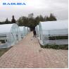 Buy cheap 200 Micron PE Film Galvanized Tunnel Plastic Greenhouse For Growing from wholesalers