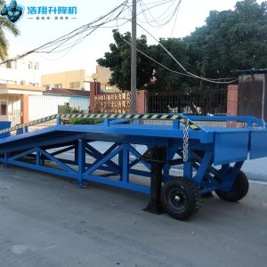 Industrial Temporary Mobile Loading Dock Ramp Powdercoated Steel