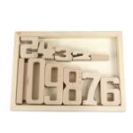 Buy cheap Jenga Games Wooden Building Blocks Toy Number Montessori from wholesalers