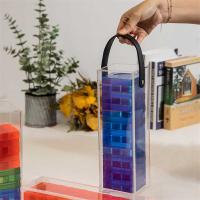 Buy cheap Portable Monogram Crafts Acrylic Tumbling Tower Blocks Game product