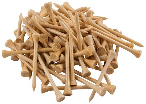 Buy cheap Natural Color Outdoor Exercise Equipment Bulk Wooden Golf Tees Round Shaped from wholesalers