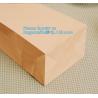 Buy cheap Custom bakery paper bag / Food grade bread packaging bags, white or brown craft paper bag,greaseproof kebab sandwich bre from wholesalers