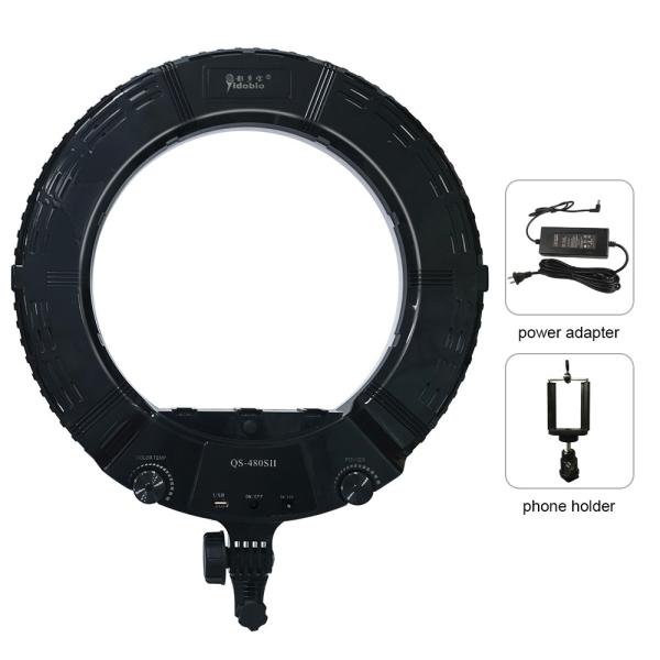 Buy cheap Custom Color 18 Inch LED Ring Light , QS-480SIl CRI 95 Tattoo Ring Light from wholesalers