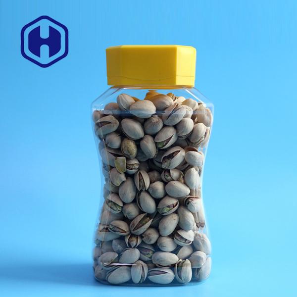 Buy cheap Clear 800ml Powder Beans Plastic Packaging Jar 180mm Height from wholesalers