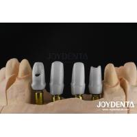 Buy cheap Custom Dental Implant Zirconia Abutment For Single Or Multiple Unit Restorations product