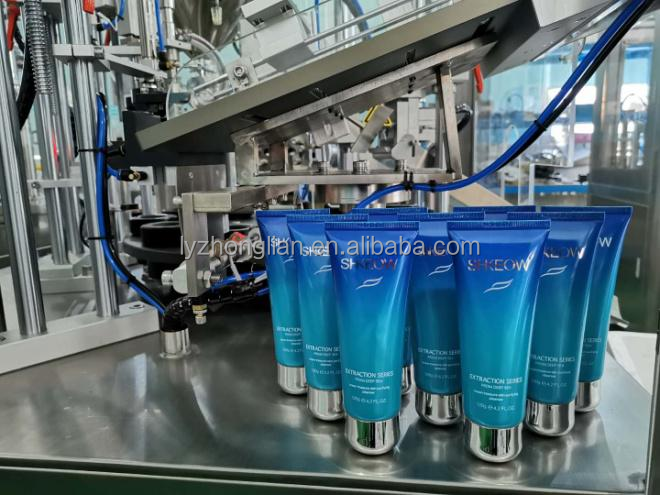 Multifunctional semi-automatic aluminium filling and automatic plastic tube sealing machine for cream