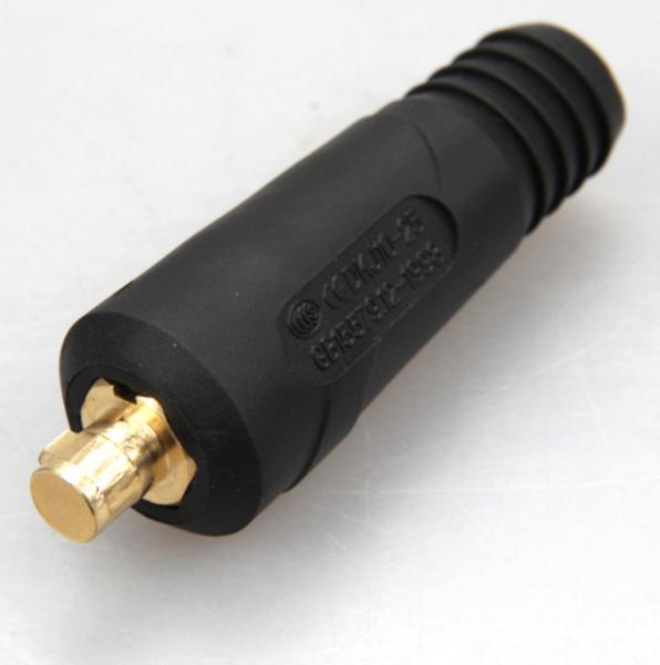Buy cheap 10-25 Mm2 Male Plug Cable Joint Connector Brass And Rubber Material from wholesalers